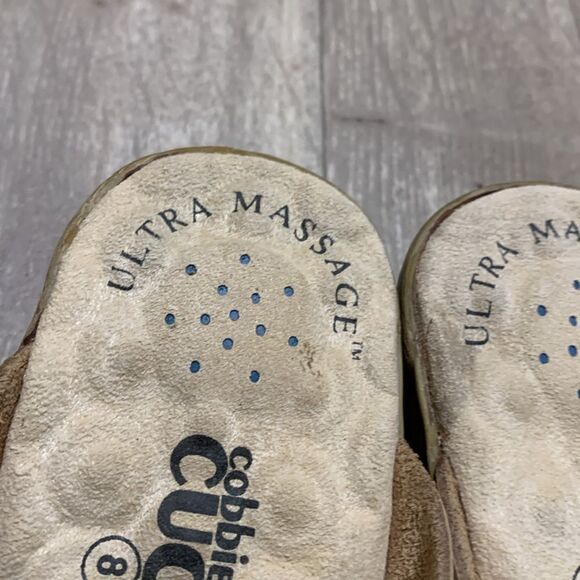 Womens Connie Cuddlers Ultra Massage Footbed Heeled Clog Sandals - Picture 3 of 8